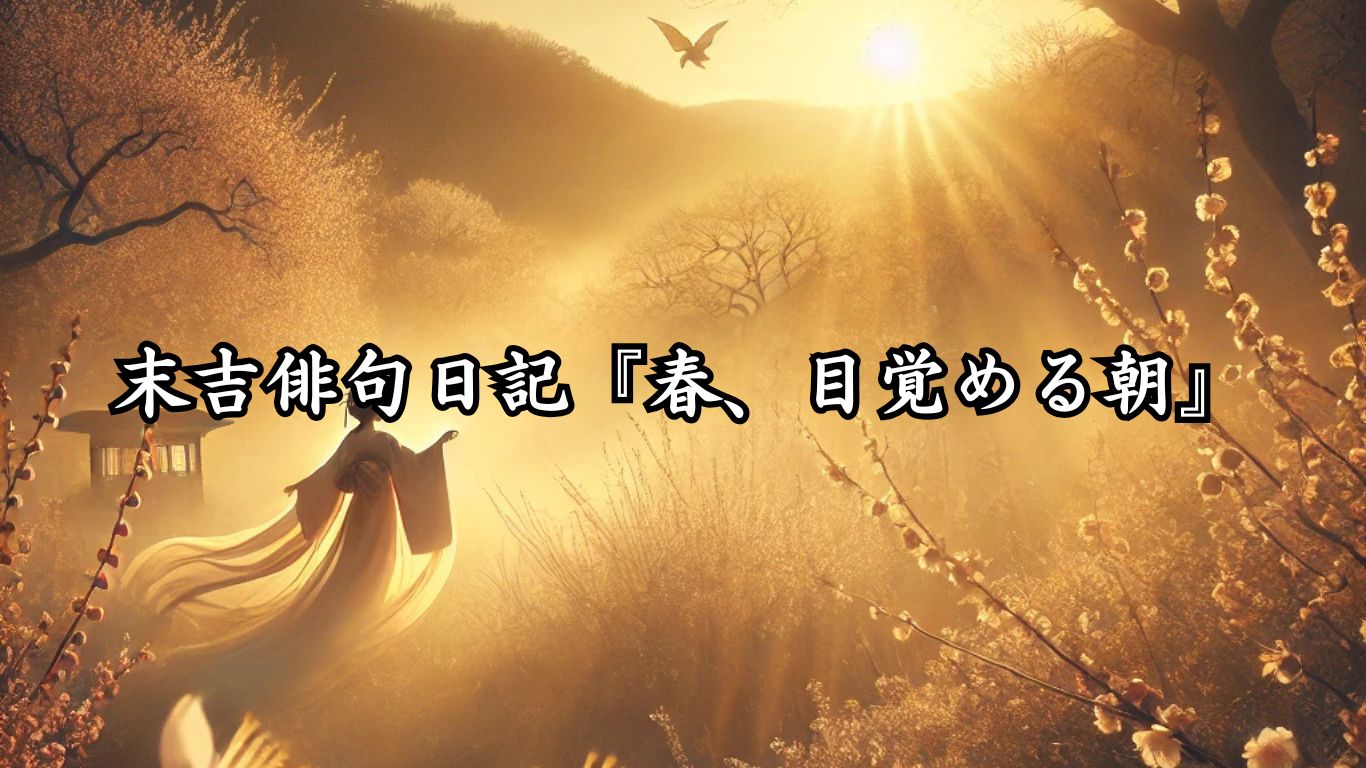 末吉俳句日記『春、目覚める朝』タイトルイメージ