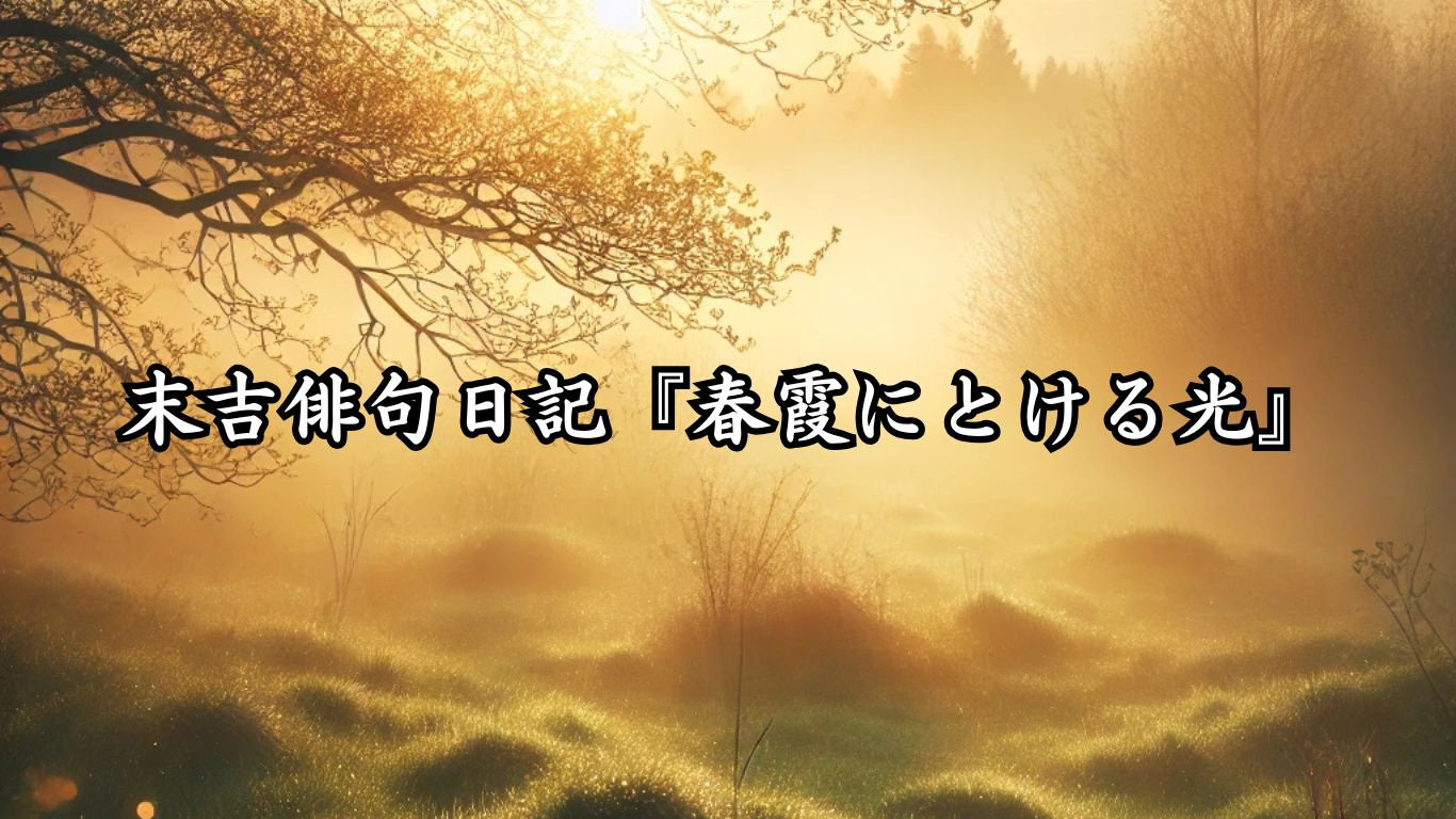 末吉俳句日記『春霞にとける光』タイトルイメージ