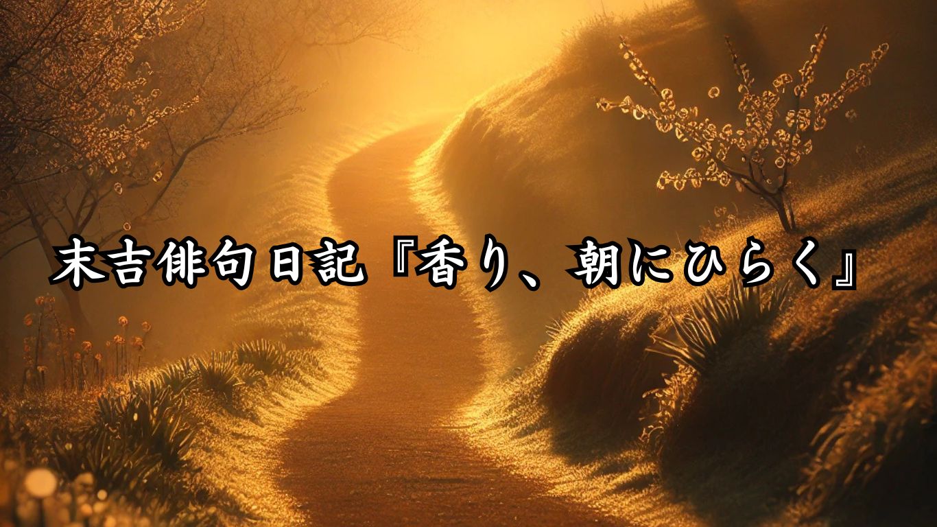 末吉俳句日記『香り、朝にひらく』タイトルイメージ