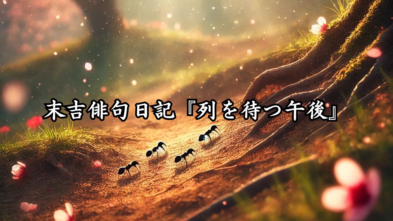 末吉俳句日記『列を待つ午後』タイトルイメージ