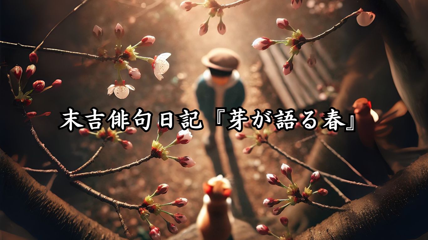 末吉俳句日記『芽が語る春』タイトルイメージ