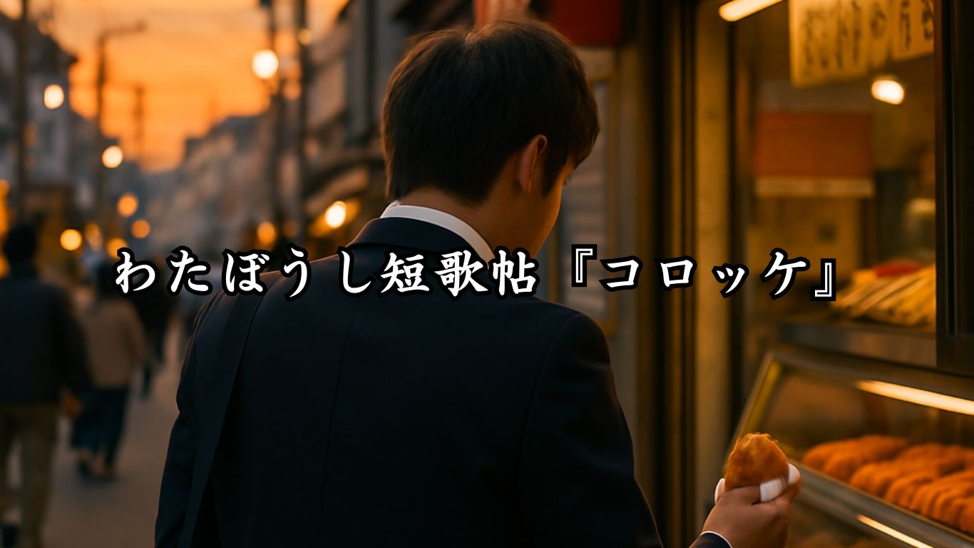 わたぼうし短歌帖『コロッケ』タイトルイメージ画像
