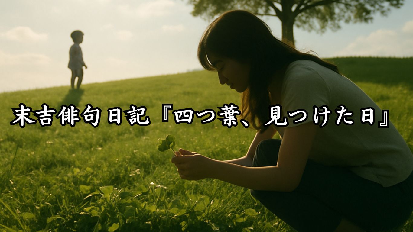 末吉俳句日記『四つ葉、見つけた日』タイトルイメージ