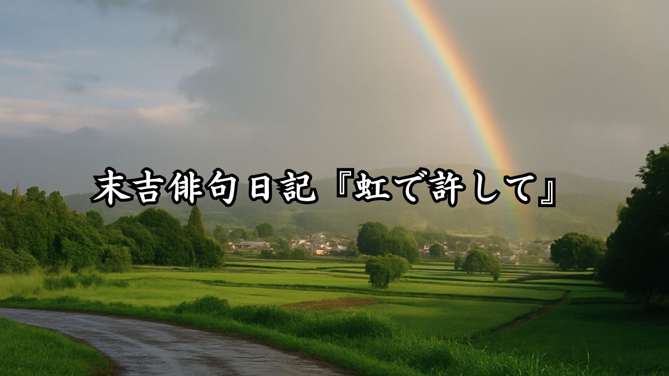 末吉俳句日記『虹で許して』タイトルイメージ