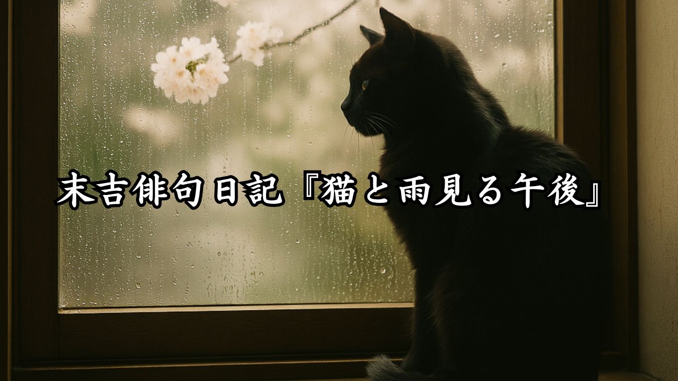 末吉俳句日記『猫と雨見る午後』タイトルイメージ