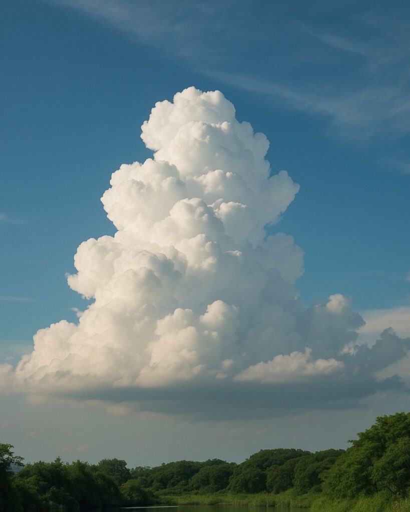 末吉俳句日記「空梅雨や　庭にうつろな　傘ふたつ」俳句イメージ画像
