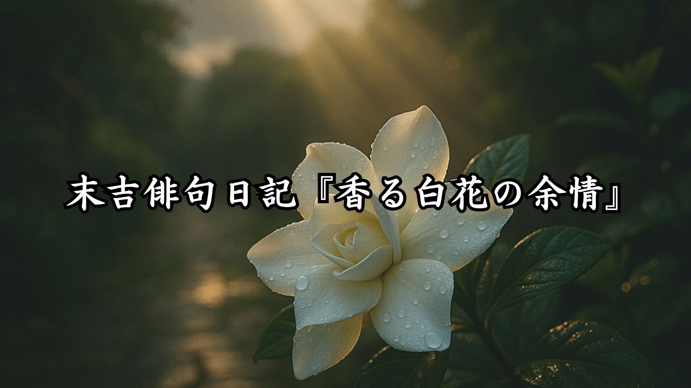 末吉俳句日記『香る白花の余情』タイトルイメージ