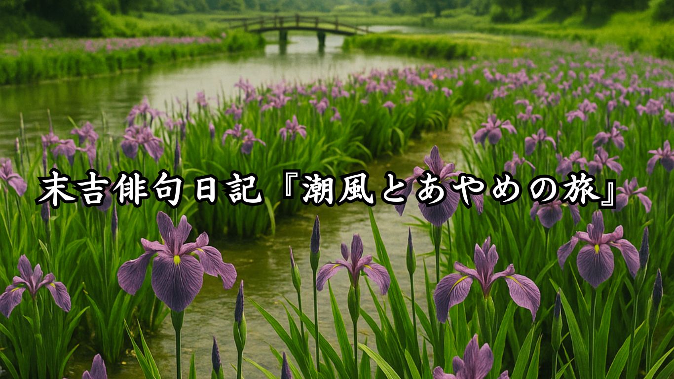 末吉俳句日記『潮風とあやめの旅』タイトルイメージ