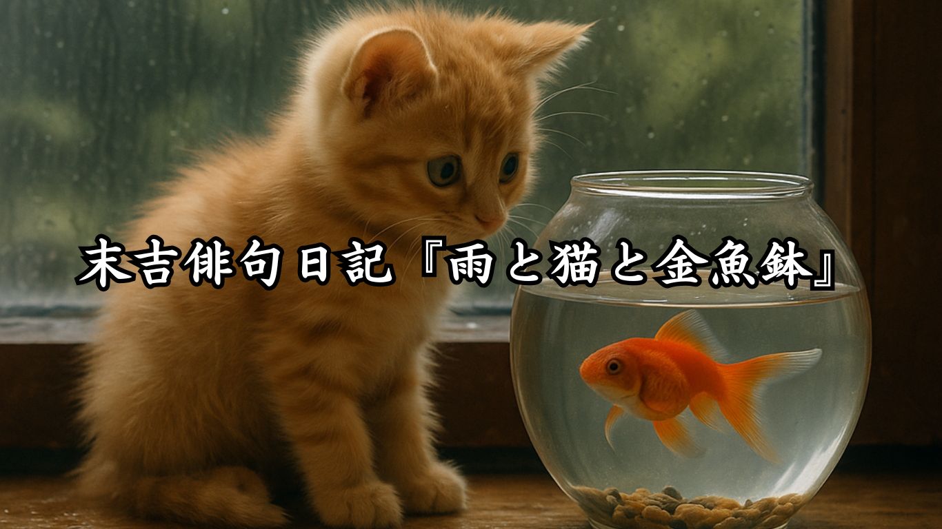 末吉俳句日記『雨と猫と金魚鉢』タイトルイメージ