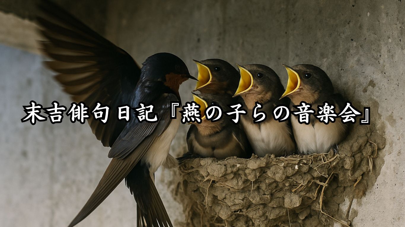 末吉俳句日記『孤燕の子らの音楽会』タイトルイメージ