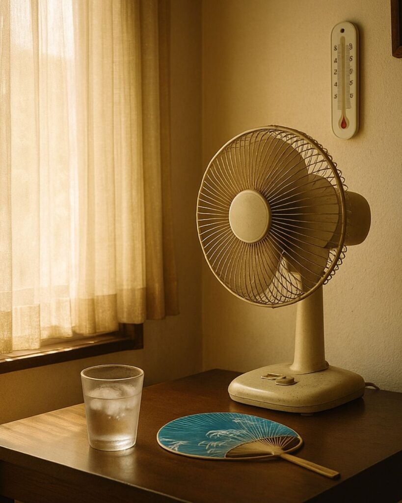 わたぼうし短歌帖「鎌倉の 青羊歯とどめ 緑波
揺れる葉先は 息をひそめて」短歌イメージ画像