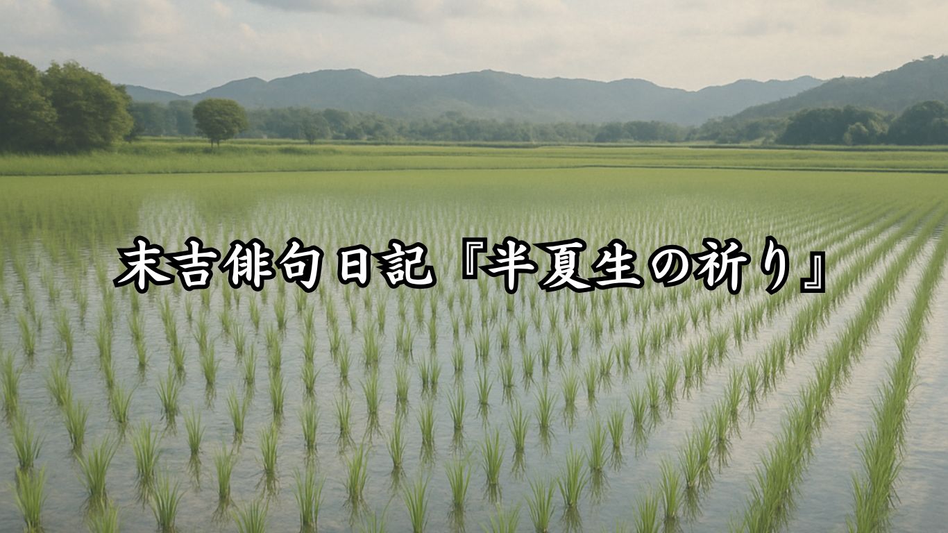 末吉俳句日記『半夏生の祈り』タイトルイメージ