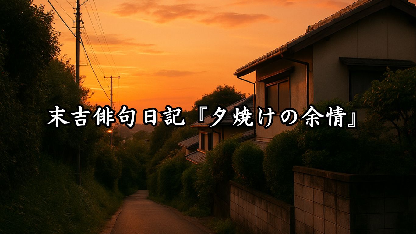 末吉俳句日記『夕焼けの余情』タイトルイメージ