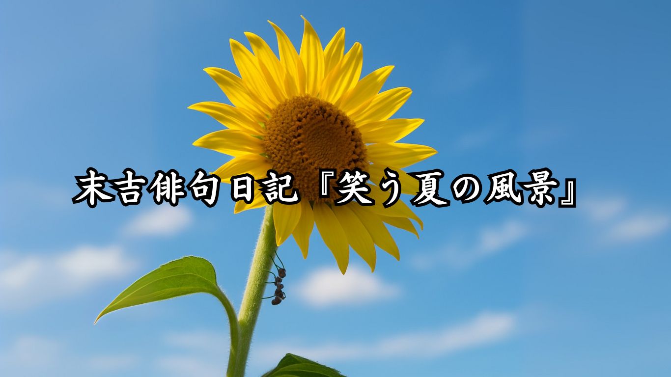 末吉俳句日記『笑う夏の風景』タイトルイメージ