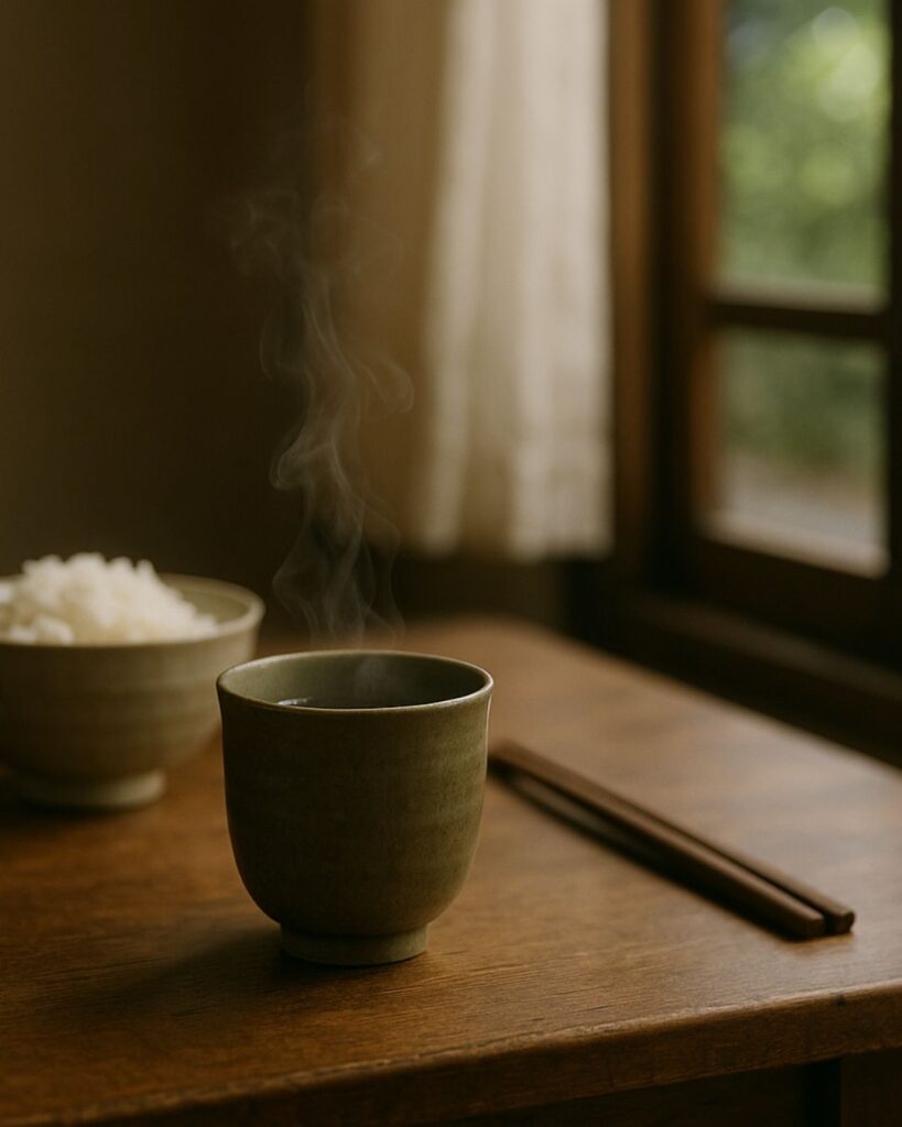 末吉俳句日記「長月や 昼餉しづけく 茶の香り」俳句イメージ画像