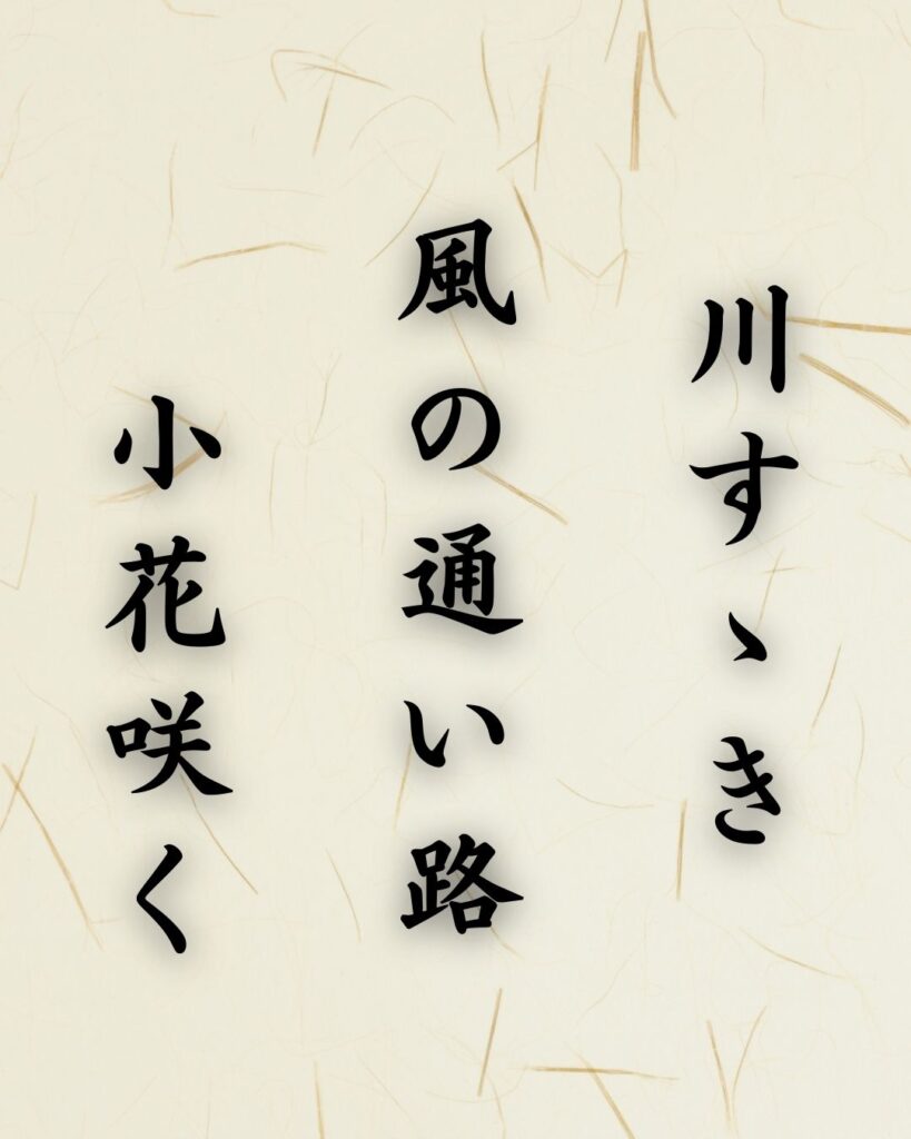 末吉俳句日記「野分越え 小さき虫の 声とだえ」俳句テキスト画像