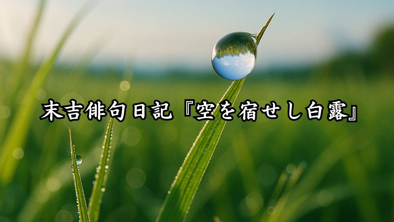末吉俳句日記『空を宿せし白露』タイトルイメージ