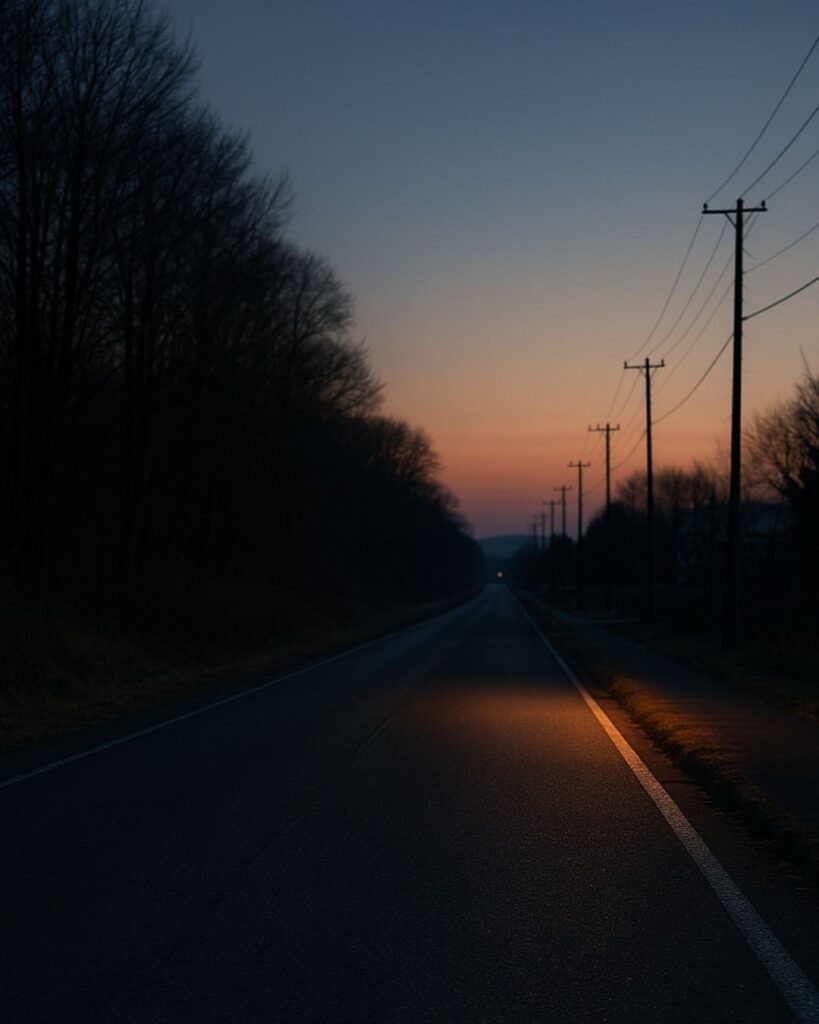 わたぼうし短歌帖「日短く ひかりの残る 道の端
音なき風の 冬をつげたり」短歌イメージ画像