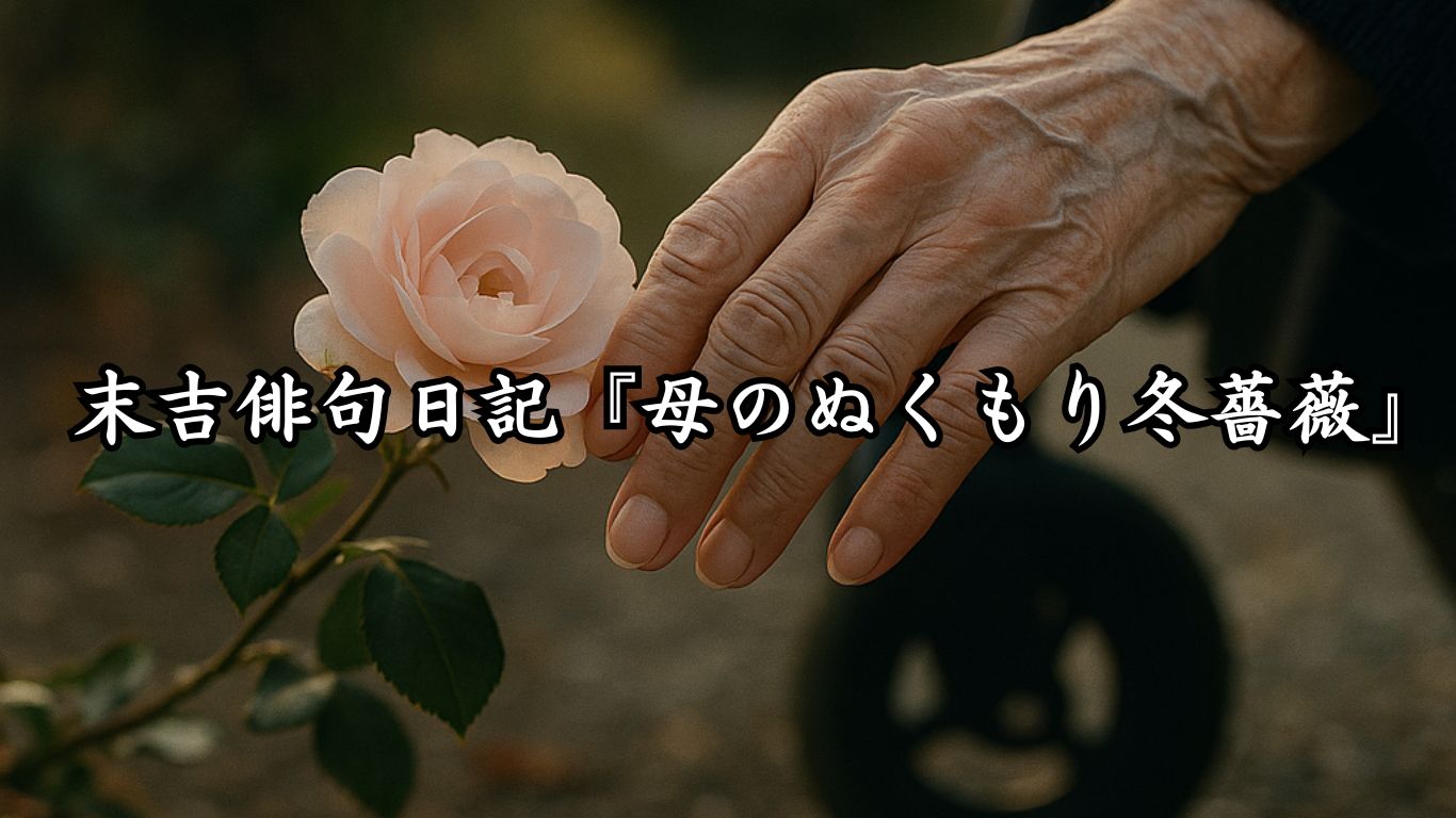 末吉俳句日記末吉俳句日記『母のぬくもり冬薔薇』タイトルイメージ