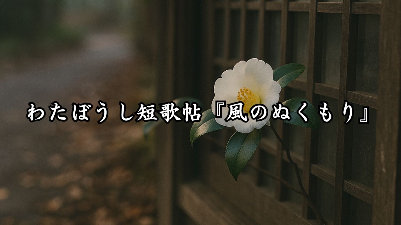 わたぼうし短歌帖『風のぬくもり』タイトルイメージ画像