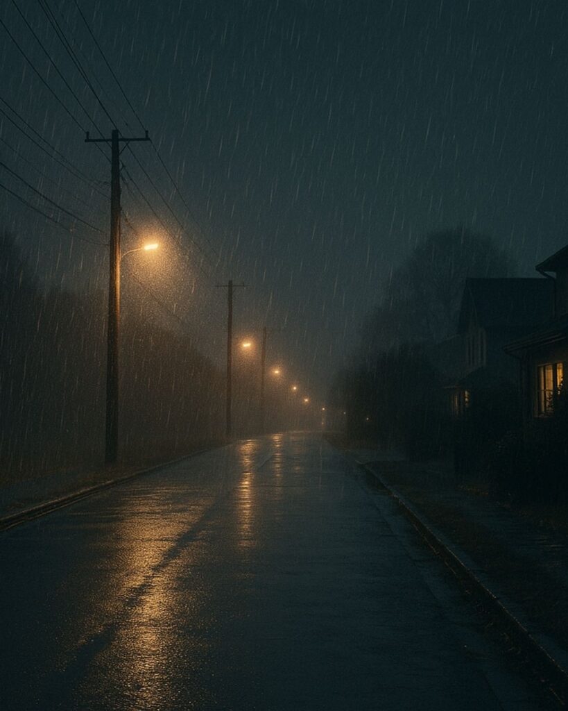 末吉俳句日記「冬の雨 夜更け過ぎしを 歌詞おもふ」俳句イメージ画像