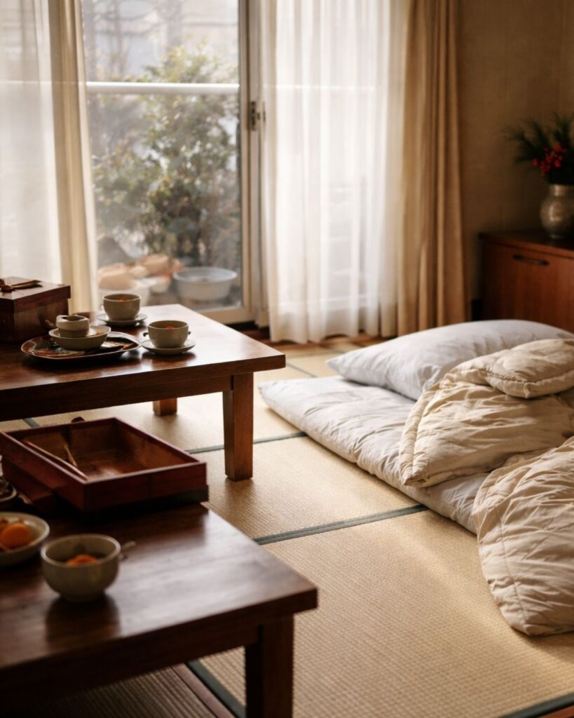 末吉俳句日記「寝正月 お節の味の なき朝よ」俳句イメージ画像