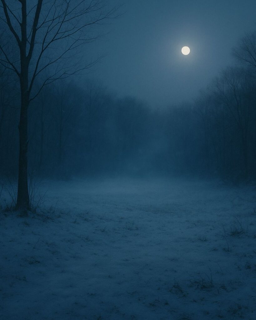 末吉俳句日記「枯木より　三歩しりぞき　月夜なる」俳句イメージ画像