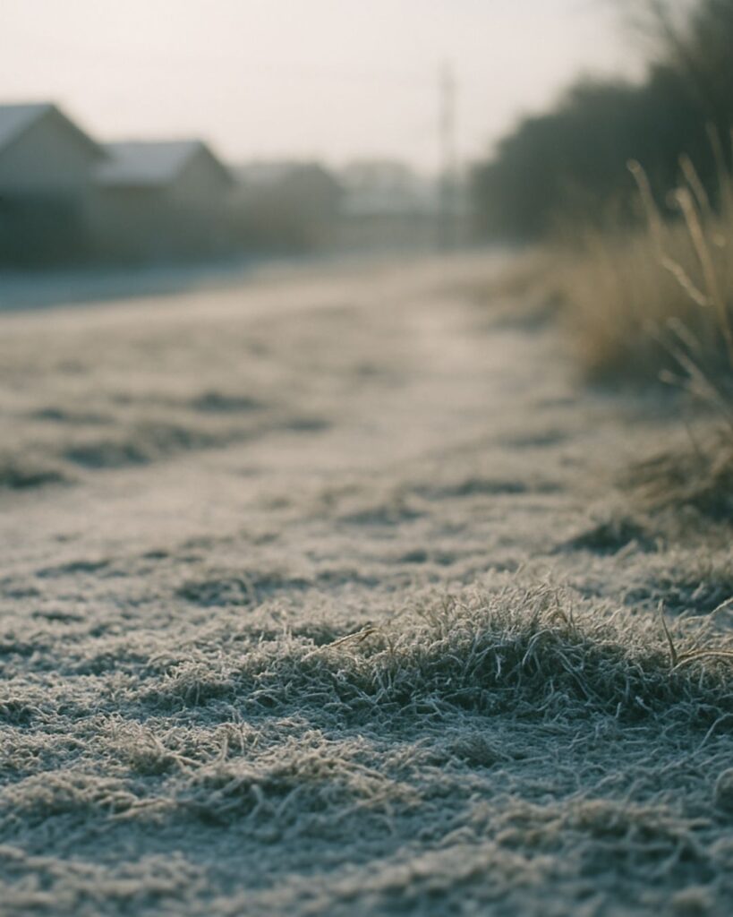 わたぼうし短歌帖「薄雪の きわを照らして 朝の風
ただ過ぎゆきて 音もなきまま」短歌イメージ画像