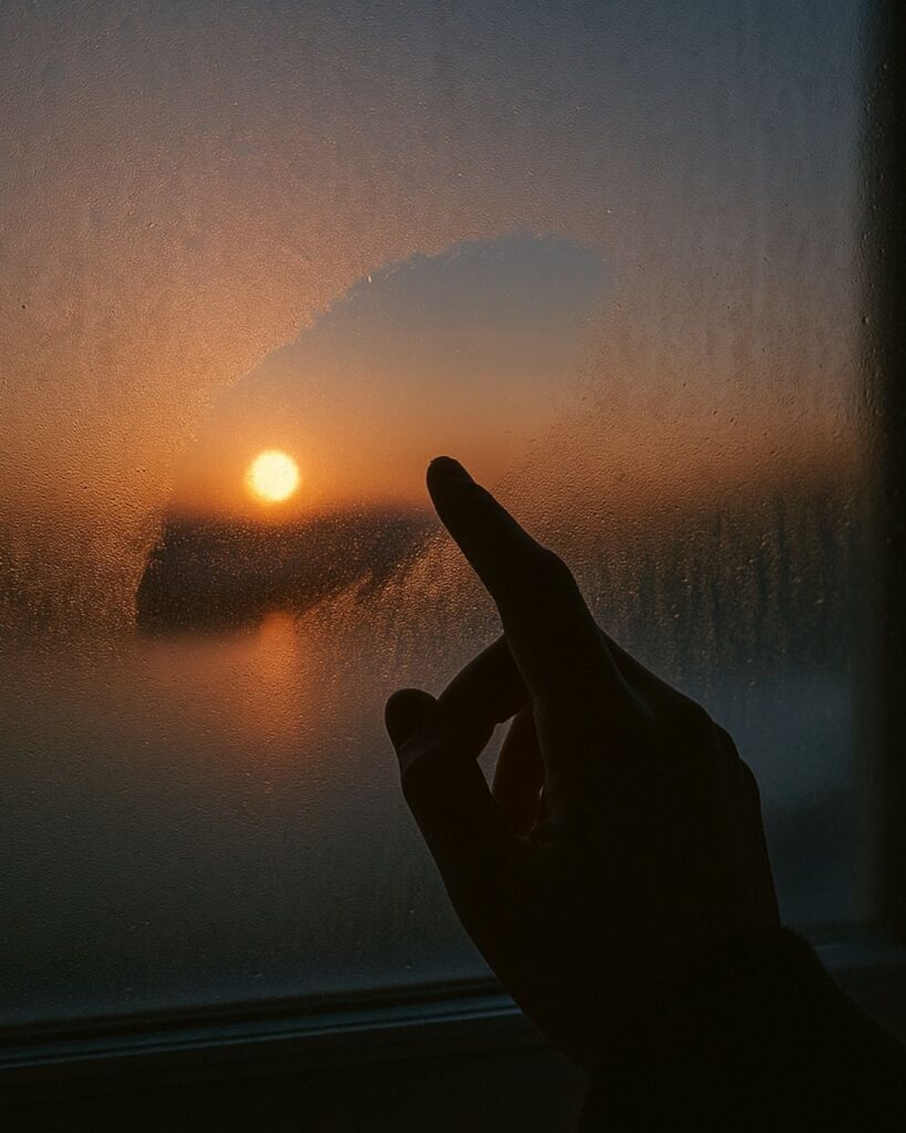 わたぼうし短歌帖「揺るる月　ひそかに追いし　水鳥の
光ひとゆれ　しずけさ満ちる」短歌イメージ画像