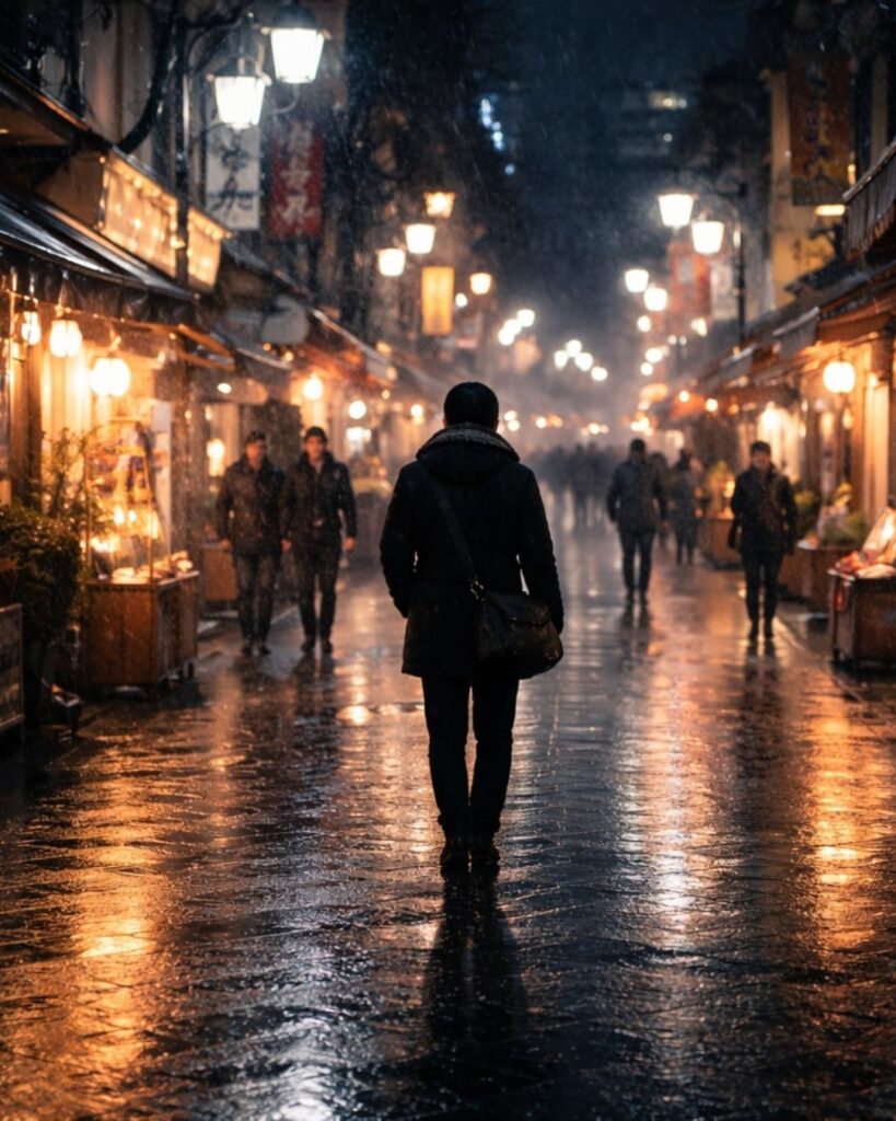 わたぼうし短歌帖「ひいらぎの　葉っぱのすきまに　すずめ来て
まるい身のまま　飛びにけり」短歌イメージ画像