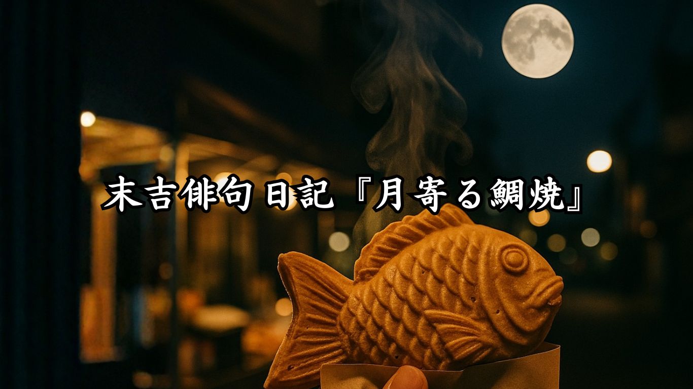 末吉俳句日記末吉俳句日記『月寄る鯛焼』タイトルイメージ