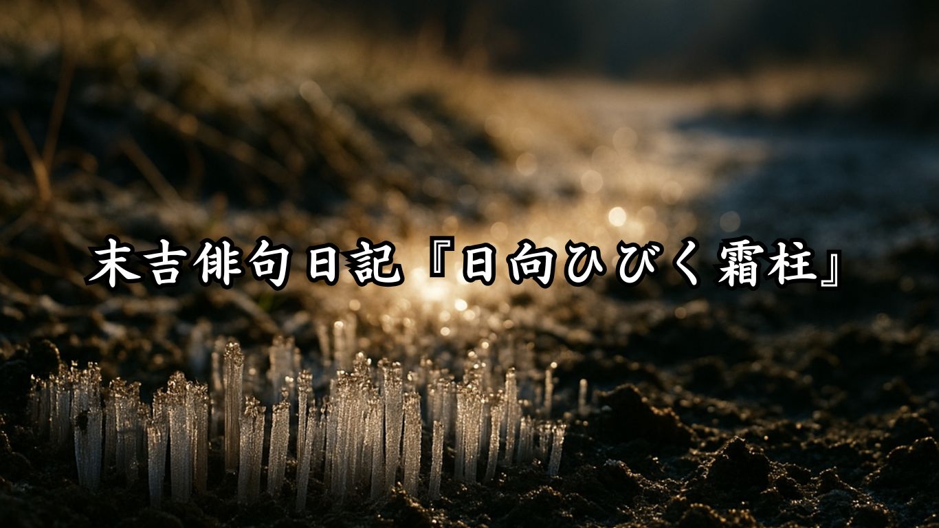 末吉俳句日記末吉俳句日記『日向ひびく霜柱』タイトルイメージ