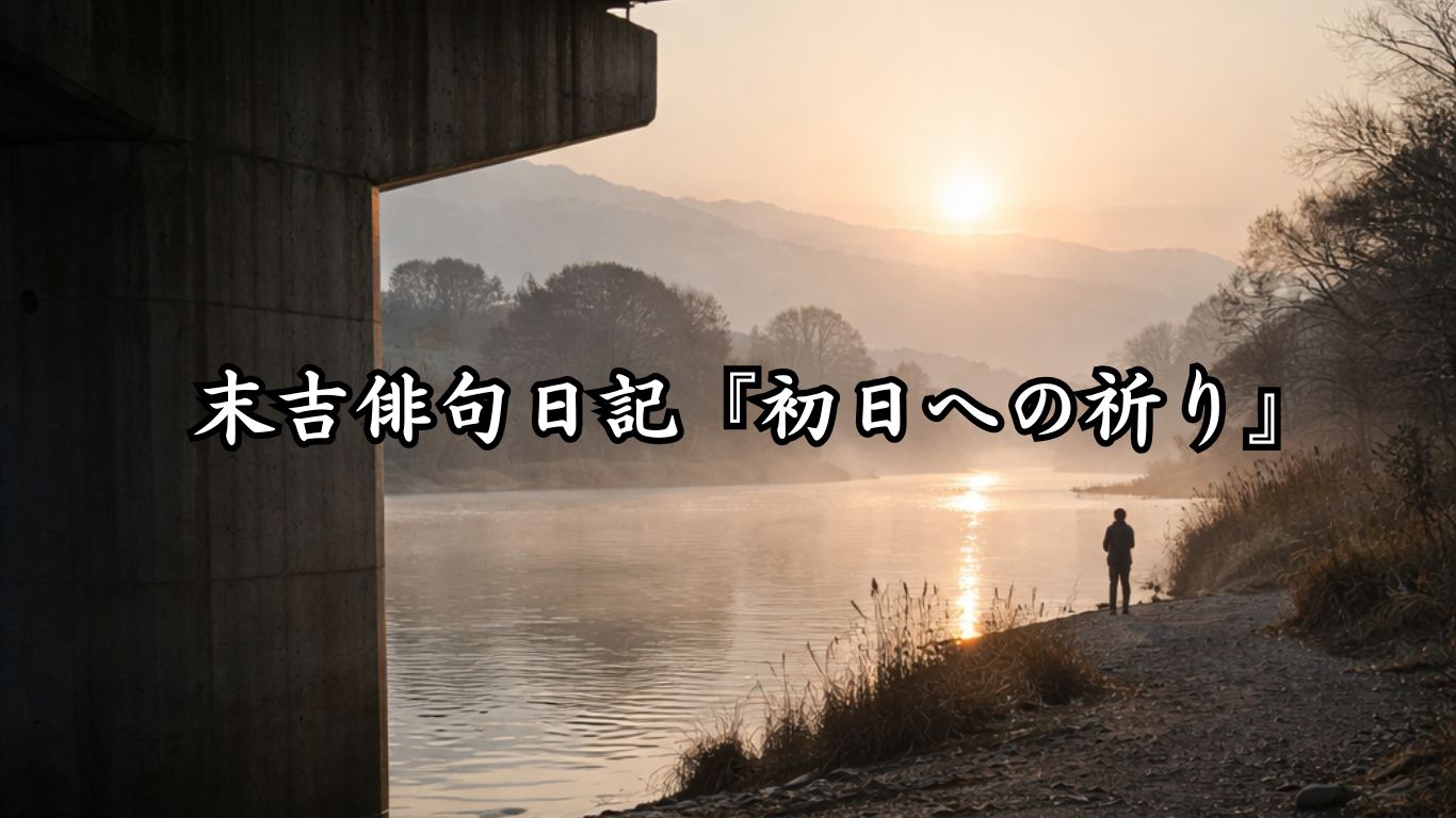 末吉俳句日記末吉俳句日記『初日への祈り』タイトルイメージ