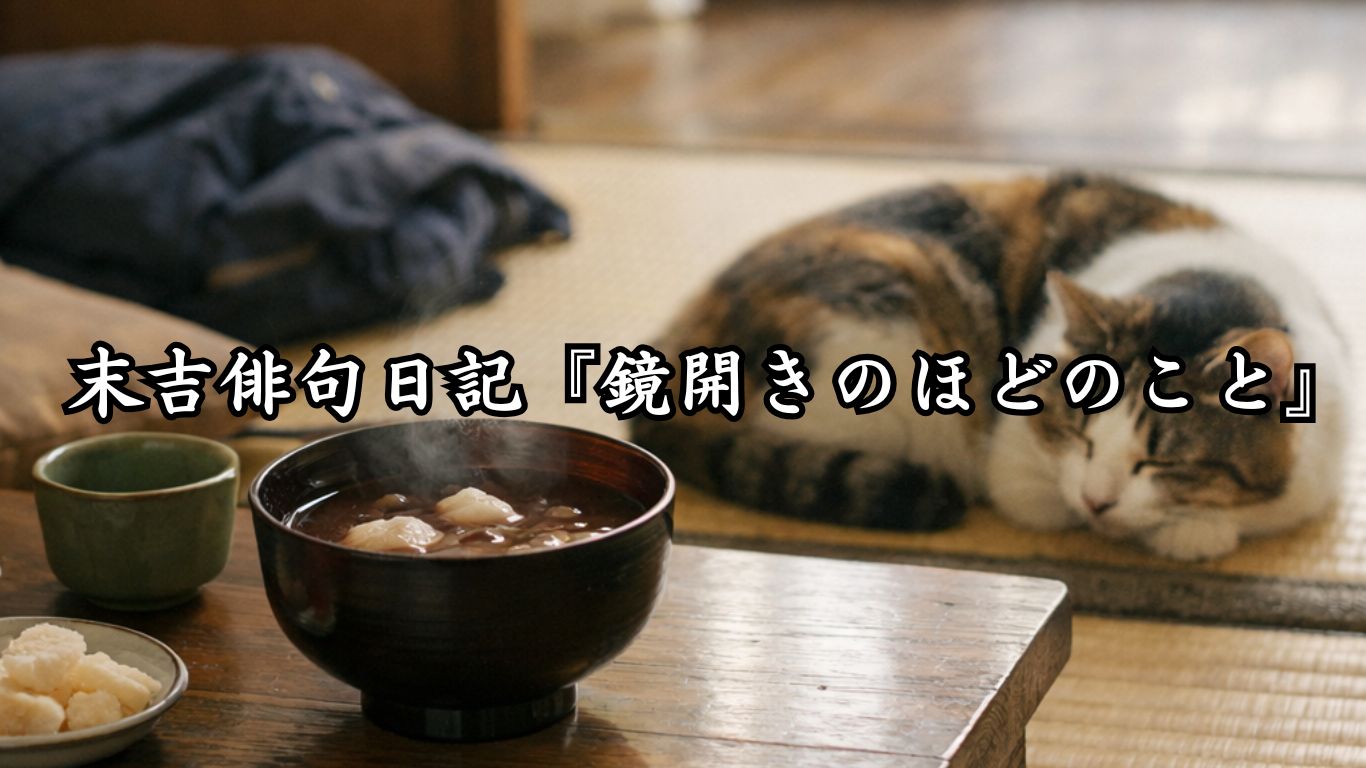 末吉俳句日記末吉俳句日記『鏡開きのほどのこと』タイトルイメージ