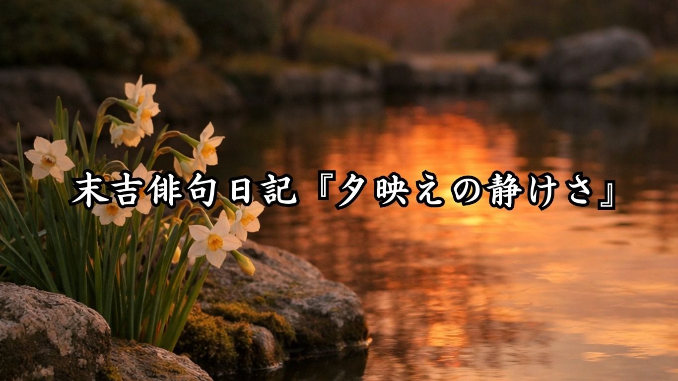 末吉俳句日記『夕映えの静けさ』タイトルイメージ