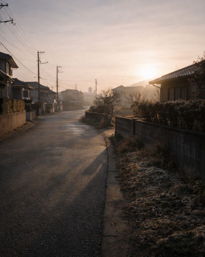 末吉俳句日記「しら梅や　平屋の庭に　年を添へ」俳句イメージ画像