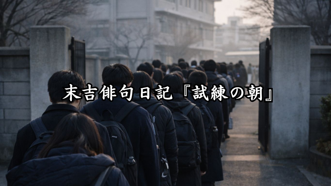 末吉俳句日記『試練の朝』タイトルイメージ