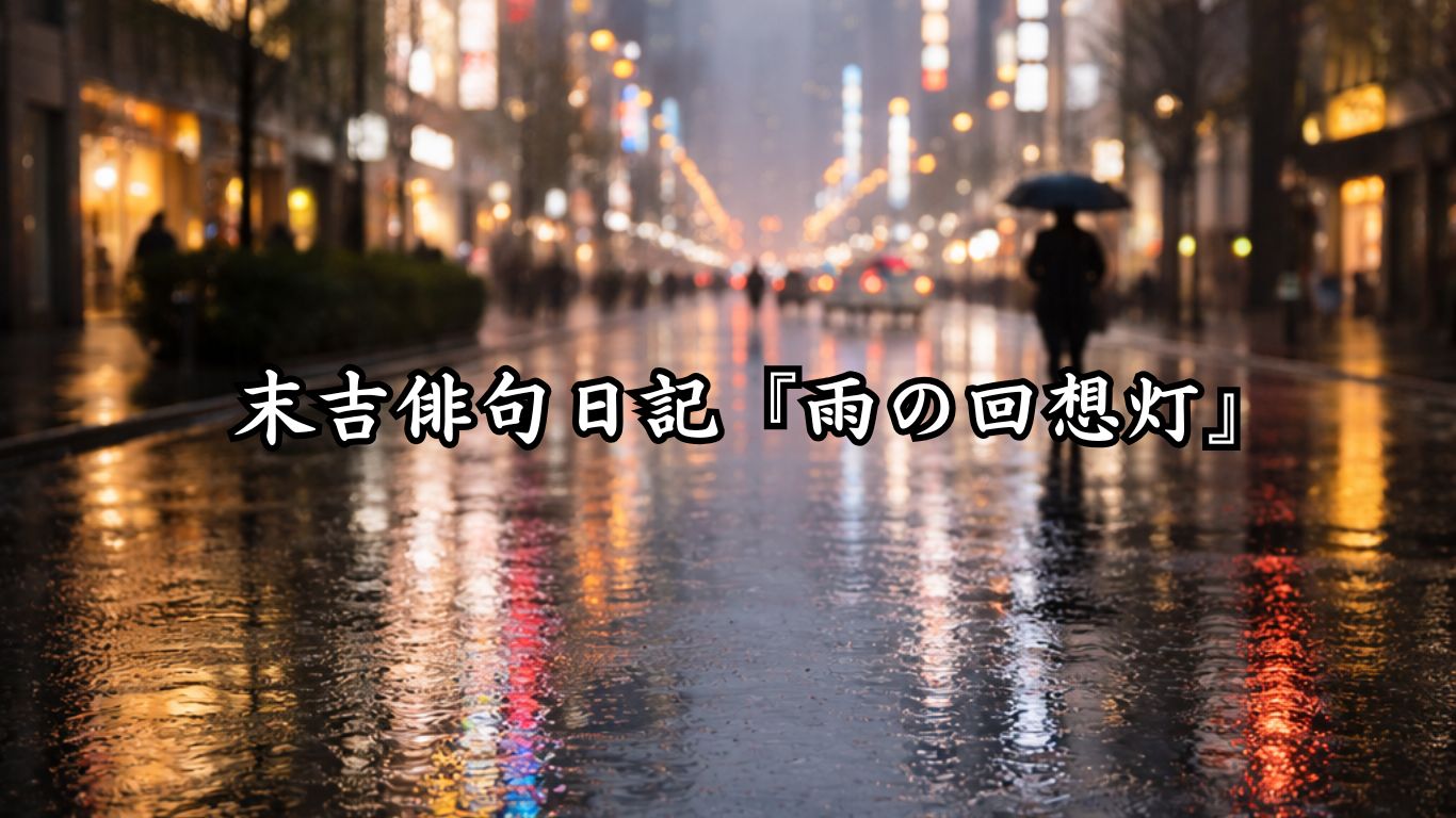 末吉俳句日記『春雨の回想灯』タイトルイメージ