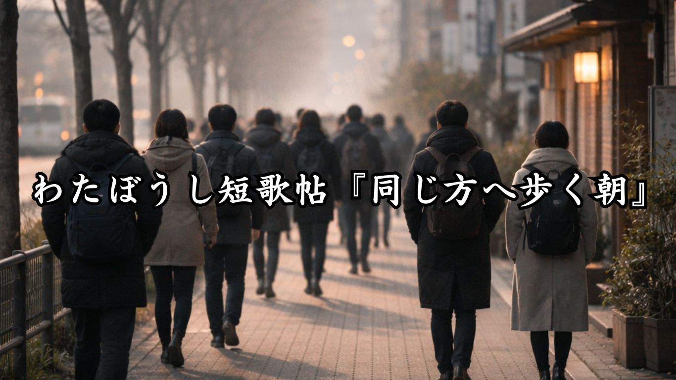 わたぼうし短歌帖『淡雪の待つ夜』タイトルイメージ画像