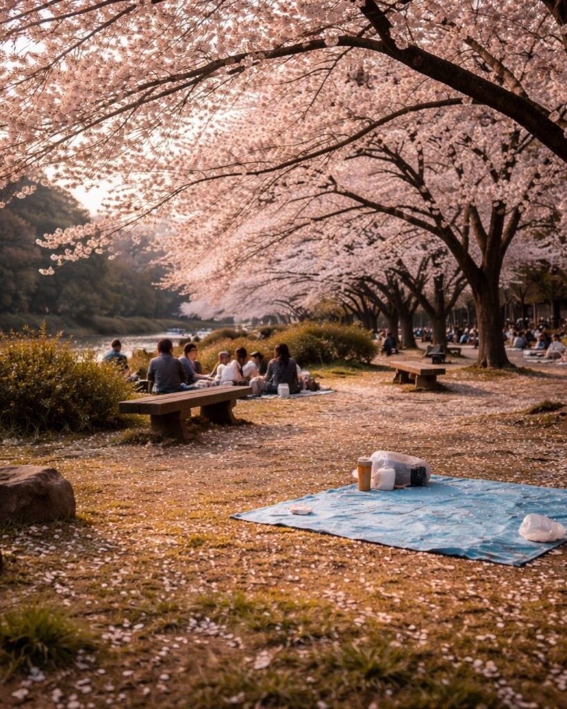 末吉俳句日記「日ばかりの つづきにありし 花見かな」俳句イメージ画像