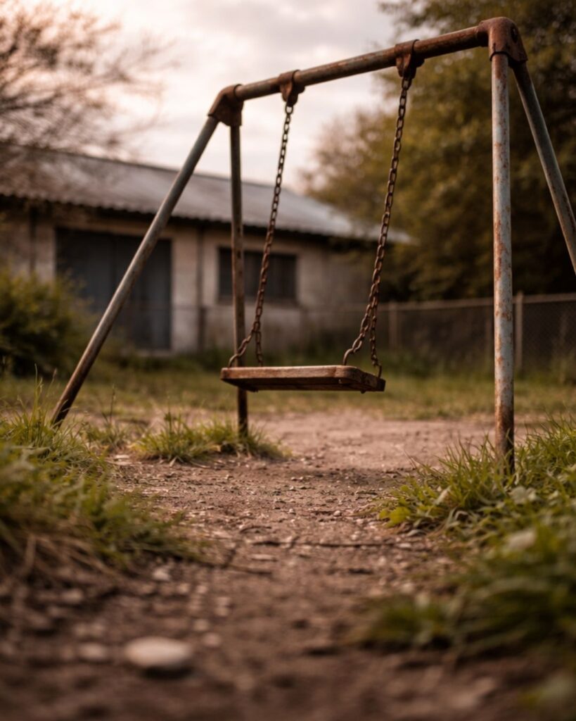 わたぼうし短歌帖「ぶらんこは 空き家かたへに 揺れをりて
なお知れぬまま 誰もあらざり」短歌イメージ画像