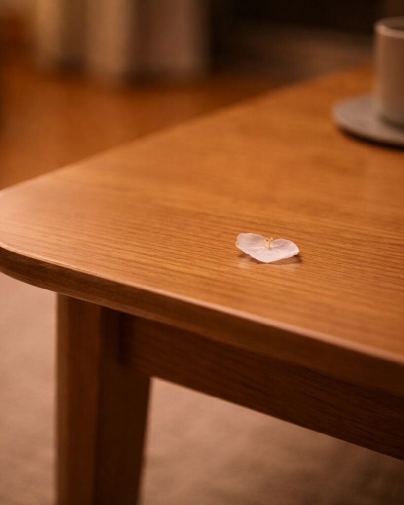 末吉俳句日記「灯かりつけ 桜ひとひら ありにけり」俳句イメージ画像