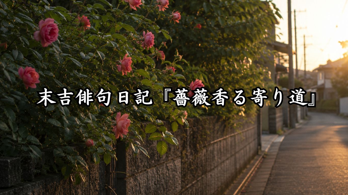 末吉俳句日記『薔薇香る寄り道』タイトルイメージ