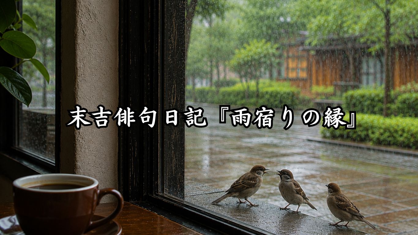 末吉俳句日記『雨宿りの縁』タイトルイメージ