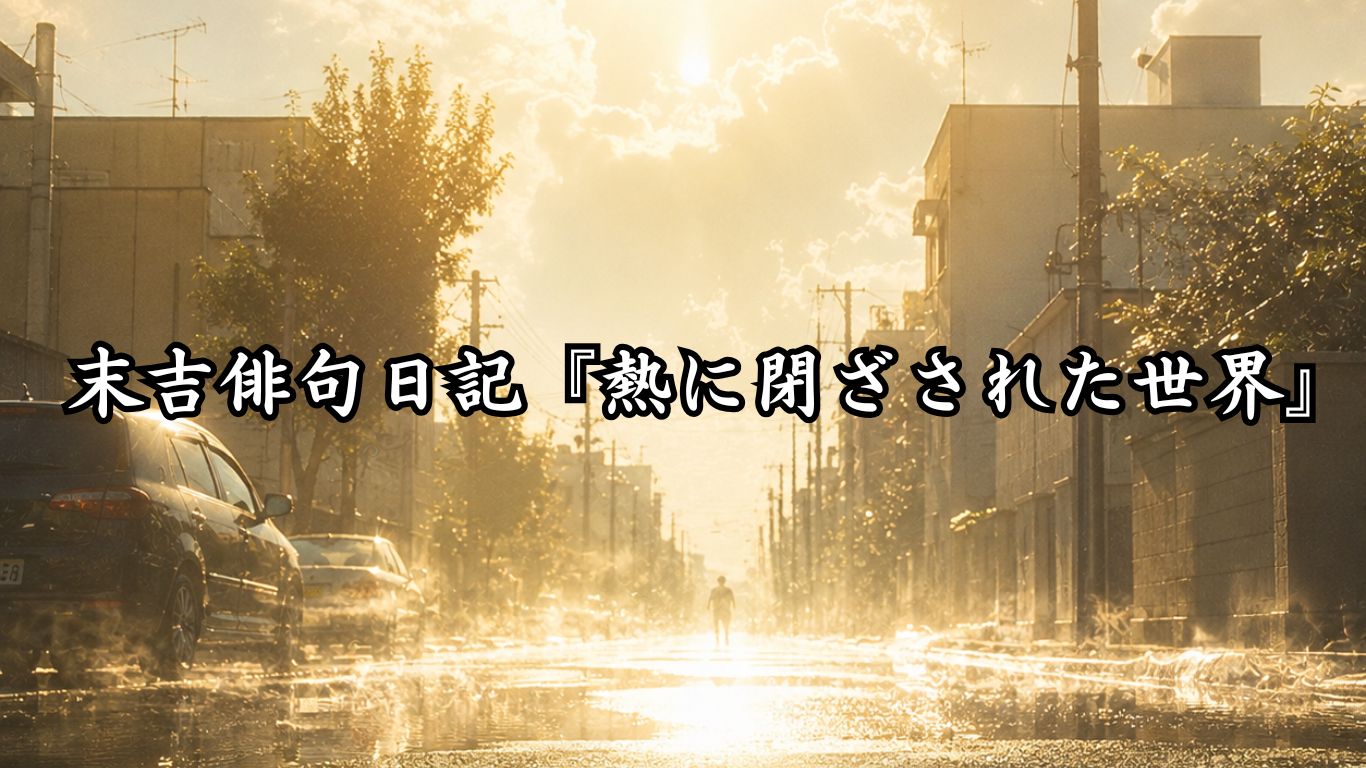 末吉俳句日記『熱に閉ざされた世界』タイトルイメージ