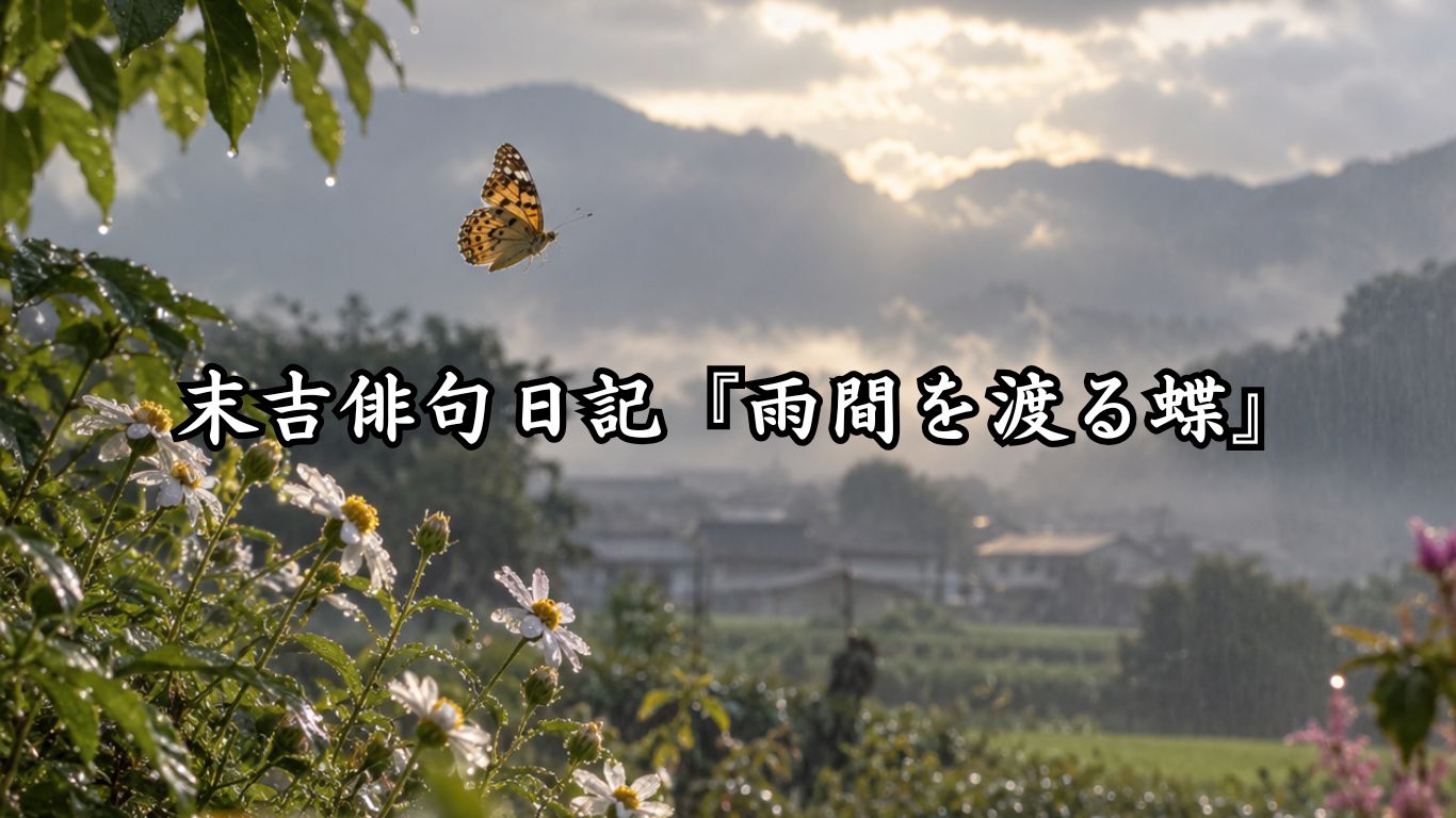 末吉俳句日記『雨間を渡る蝶』タイトルイメージ