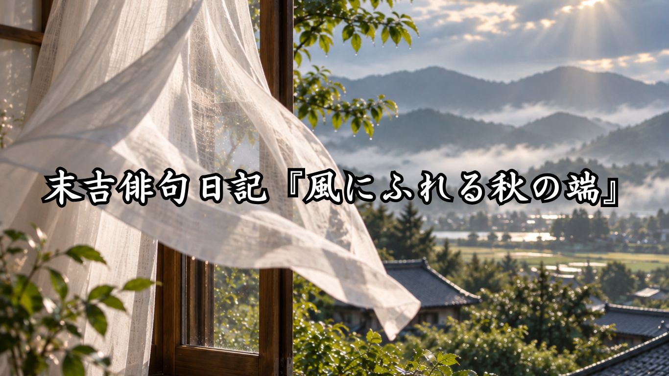 末吉俳句日記『風にふれる秋の端』タイトルイメージ